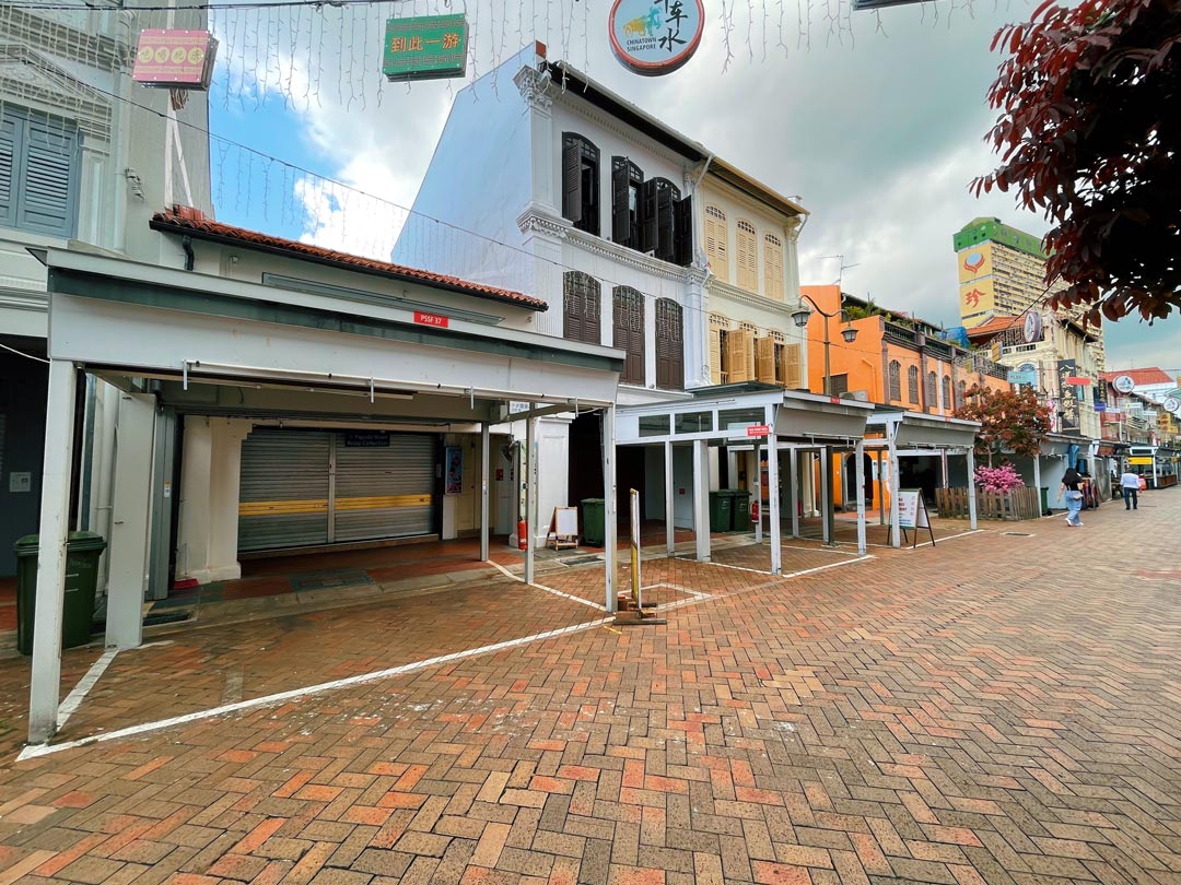 Pagoda Street Chinatown Shopfront Retail Kiosk (PSSF 37)